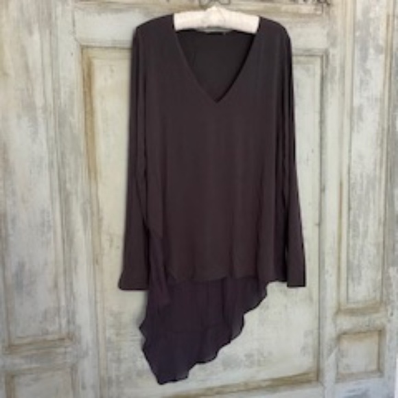HEATHER womens tunic top plum - Picture 11 of 11